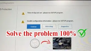 How to fix the Time of day not set please run SETUP program
