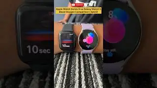 Apple Watch Series 9 Vs Samsung Galaxy Watch 5 SpO2(Blood Oxygen)  Comparison #wearabletech