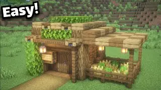Minecraft: How To Build A Small Survival Wooden House Tutorial