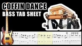 Coffin Dance Meme - Astronomia (Bass Tabs Tutorial) By Chami's Bass