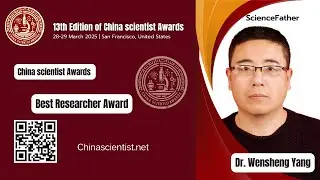 Dr. Wensheng Yang | Yulin University | China | Best Researcher Award