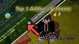 ADDON SETHOME 1.19 TERBARU UNTUK SERVER ATAU SURVIVAL || MCPE