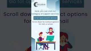 How to use Apple Support online - Techdrive Support #apple #shorts #technology