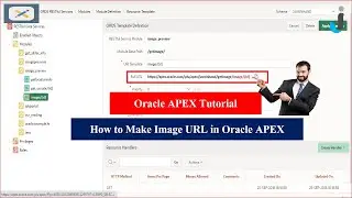 Oracle APEX Tutorial (37)-How to Make an Image URL in Oracle APEX