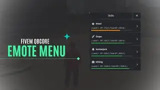 FiveM Skills Script v2 | Qbcore Script | GTA V