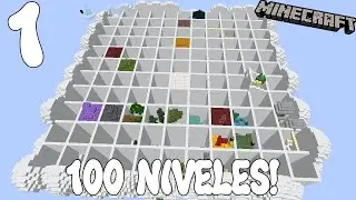 EL MAPA DE LOS 100 NIVELES! Minecraft PARKOUR CLOUD! Cap. 1!