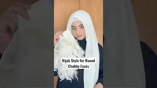 Hijab Style for Round Chubby Faces | Easy Hijab Style with Furry Hijab 