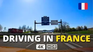 🙏 Road Trip FRANCE Driving the FRENCH HIGHWAY. Strasbourg - Eguisheim through the COUNTRYSIDE (4k) 🤯