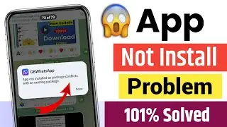 Gb Whatsapp not install problem | app not installed as package conflicts with an existing package ✅