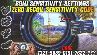 NEW UPDATE 3.3!! BEST SENSITIVITY CODE+CONTROL SETTINGS BGMI/PUBG MOBILE | BGMI AFTER UPDATE 3.3🔥