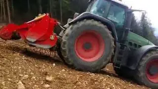 Fendt 926 vario + seppi m / mletje kamenja