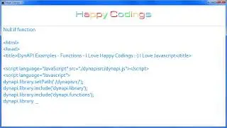 JavaScript | Null if function