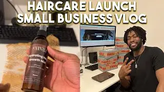 STARTING MY HAIR BUSINESS | A REALISTIC LAUNCH DAY PREP (Small Business Vlog)