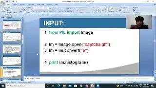presentation on DECODING CAPTCHA USING PYTHON