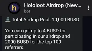 AIRDROP TELEGRAM HOLOLOOT