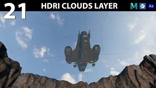 V-Ray HDRI Clouds Render Layer — Razor Crest VFX Lecture 21