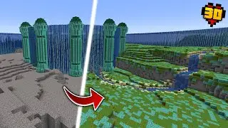 I Transformed the Ocean in Minecraft Hardcore!