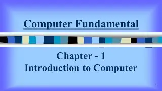 Computer Fundamental | Chapter - 1