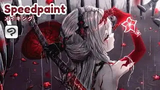【Speedpaint】 Drawing Acheron from Honkai Star Rail | Catiya