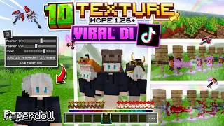 10 VIRAL TikTok MCPE Texture Packs 2026!! | MCPE V1.26.30