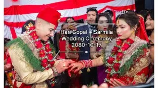Wedding Ceremony || Hari Gopal Shrestha & Sarmila Shrestha || B.S 2080-10-17