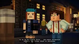 Minecraft Story mode #3 Лес с зомбями Чёрный археолог Петра