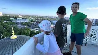 Поднялись на минарет Медной мечети