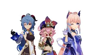 【MMD GENSHIN IMPACT/原神】 Ganyu Dori Kokomi Phase 2 Banner 3.0  Specialist Dance (Lucky Pull)
