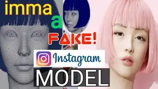 Imma avirtual Instagram model whose  reality will shock you😱😱😱
