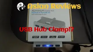 Desk Mounted USB Hub! - Hapurs 4 Ports USB 3.0 Hub Review