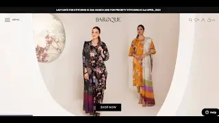 Create Ecommerce  Website Using  React Js | Baroque Website  in Reactjs | ReactJs Website 