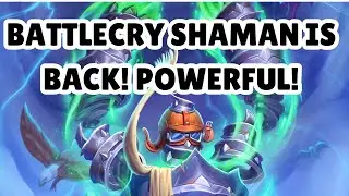 BATTLECRY SHAMAN IS BACK! POWERFUL! - Hearthstone Battlecry Shaman Perils In Paradise Miniset