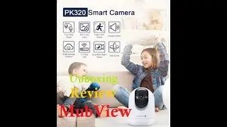 Unboxing and Rewiewing MubView PK320 indoor Security Camera 2K, Pet Camera Phone App, WiFi Cameras