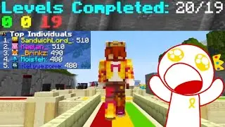 SandwichLord DESTROYS the HARDEST Minecraft event parkour