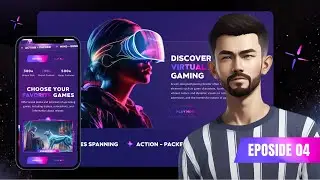 How to Design Favorite Gaming + Mobile version | Eposide 04 | Figma Ui/Ux Design Tutorial