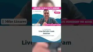 Join our NCLEX Cram Session with Nurse Mike!