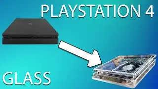 Man create a Playstation 4 Glass | Custom Hand Built | DIY Project by @BitHead1000