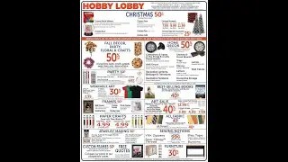 Hobby Lobby Ad Sale November 3 – November 9, 2024