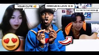 JULESREACTS TO MARCUS T (OMEGLE IS JUST TOO EASY FOR KOREAN GUYS!) - Fake Korean PART 2!