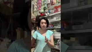 penjaga toko berdaster