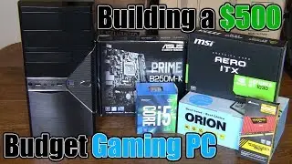 Building My $500 USD - Budget Gaming/Editing/Streaming PC - Cemu BOTW 30 FPS & Dolphin in 2k