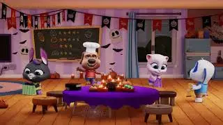Talking Tom Minimults — Yawning Zombies