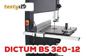 DICTUM BS 320-12 band saw + accessories for cutting with narrow saw blades