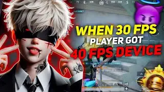 WHEN 30 FPS PLAYER GOT 40 FPS DEVICE 🔥 || BGMI 40 GAMEPLAY ⚡ || BGMI GAMEPLAY 🚀🗿