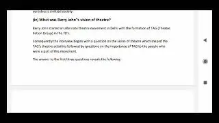 SOL OBE 2021 | English-A Question No.1 (iv)