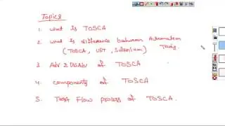 Tosca Automation Online Training(8008458046)