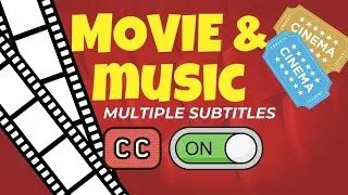 Learn Essential English Words for 'MOVIE & MUSIC' | + Subtitled Languages