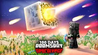 I Survived 100 Days in a Doomsday Apocalypse in Hardcore Minecraft