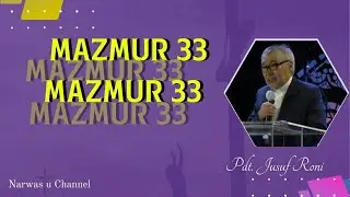 mazmur 33 Pdt. Jusuf Roni