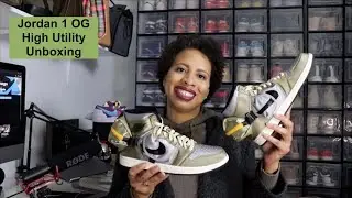 Jordan 1 High Utility Dark Olive Unboxing | Sneakers and Handbags